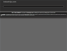 Tablet Screenshot of industrija.com